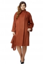 Женское пальто из текстиля с воротником 8008115-3