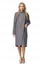 Женское пальто из текстиля с воротником 8009630