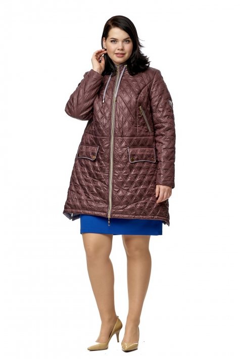 Куртка женская из текстиля с капюшоном 8010133