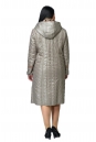 Женское пальто из текстиля с капюшоном, отделка искусственный мех 8011869-3
