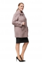Женское пальто из текстиля с воротником 8012081