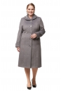 Женское пальто из текстиля с воротником 8012223