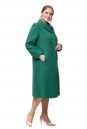 Женское пальто из текстиля с воротником 8012471