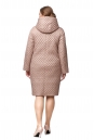 Женское пальто из текстиля с капюшоном 8012711-3