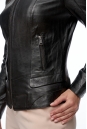 Женская кожаная куртка из натуральной кожи с воротником 8012997-6