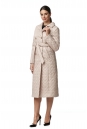 Женское пальто из текстиля с воротником 8013422-2