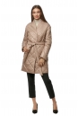 Женское пальто из текстиля с воротником 8013731-2