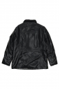 Мужская кожаная куртка из эко-кожи с воротником, отделка искусственный мех 8014152-3