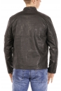 Мужская кожаная куртка из эко-кожи с воротником 8021871-10