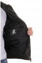 Мужская кожаная куртка из натуральной кожи с воротником 8021894-10