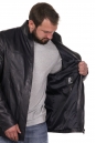 Мужская кожаная куртка из натуральной кожи с воротником 8022297-5