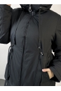 Пуховик женский из текстиля с капюшоном 8023775-7