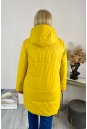 Женское пальто из текстиля с капюшоном 8024107-5